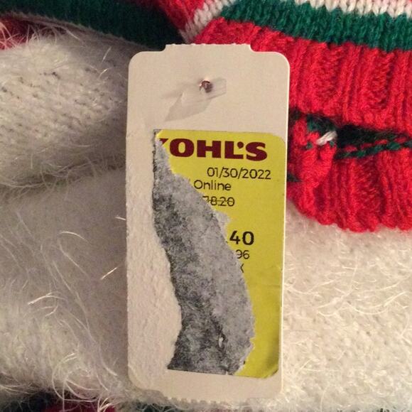 Ugly Christmas Sweater Dress Eyelash knit on top 3X - Picture 5 of 6